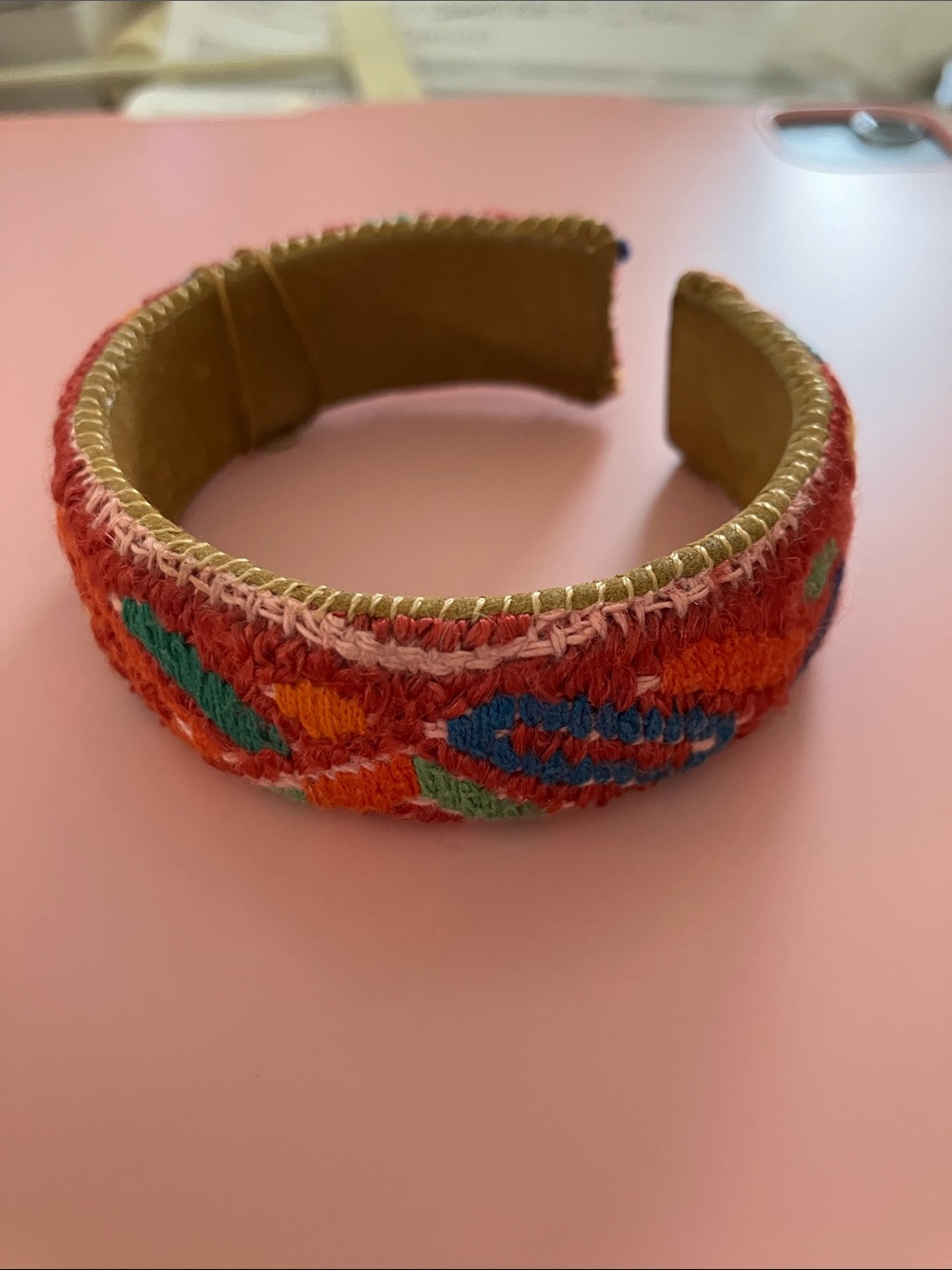 Noonday Collection Multicolor Guatemalan Cuff Bracelet